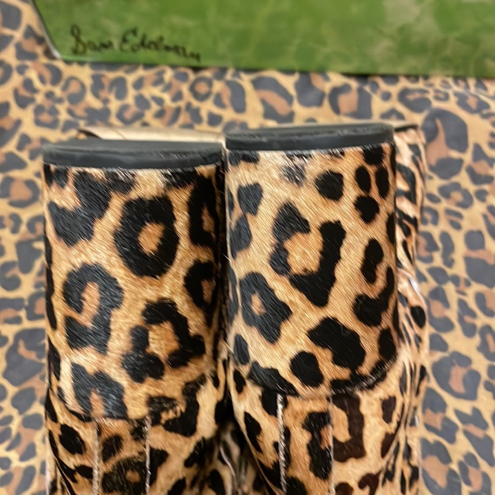 Sam Edelman Leopard Booties - Picture 8 of 10